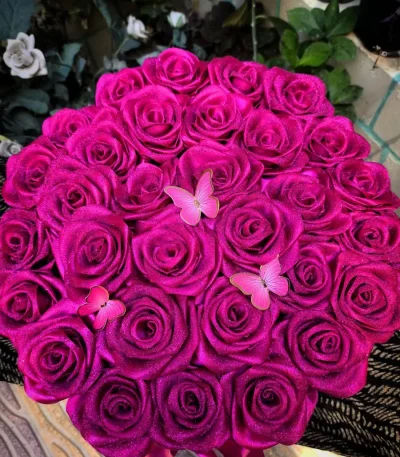 باکس گل روبانی ۳۵ سانتی