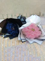 دسته گل روبانی فول شاین ۱۰ شاخه
