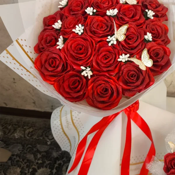 دسته گل بیست شاخه فول شاین