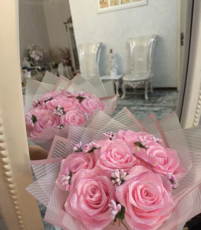 دسته گل ۷ شاخه رز فول شاین