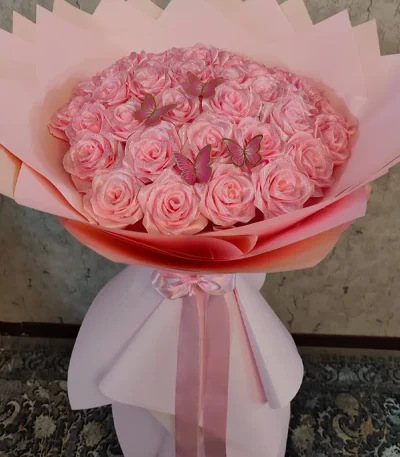 دسته گل روبانی یک متری شاین تهران