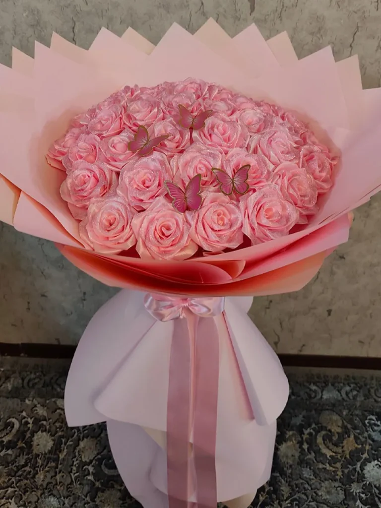 دسته گل روبانی یک متری شاین تهران