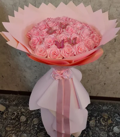 دسته گل یک متری فول شاین