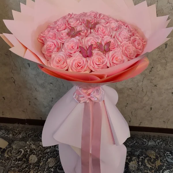 دسته گل یک متری فول شاین
