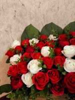 باکس گل مصنوعی رز و پیونی - Image 2