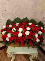 باکس گل مصنوعی رز و پیونی - Image 3