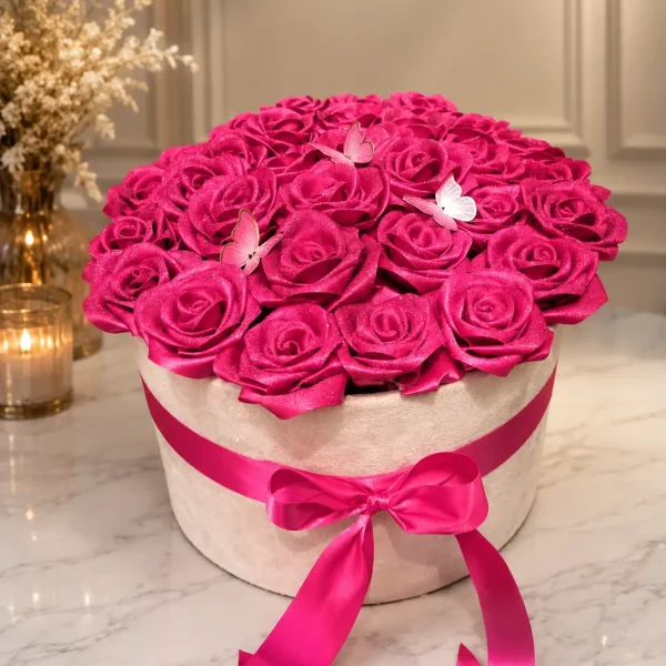 باکس گل روبانی ۳۵ سانتی
