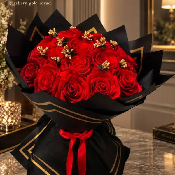 دسته گل ۲۰ شاخه ربانی