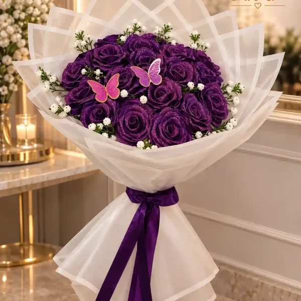 دسته گل مصنوعی۲۰ شاخه لوکس