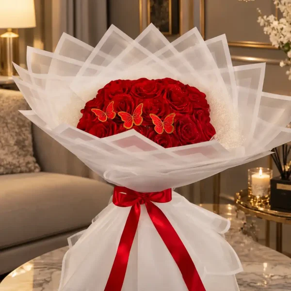 دسته گل ۲۰ شاخه فول شاین