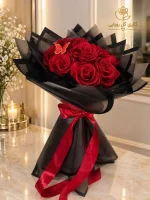دسته گل 10شاخه لوکس مصنوعی