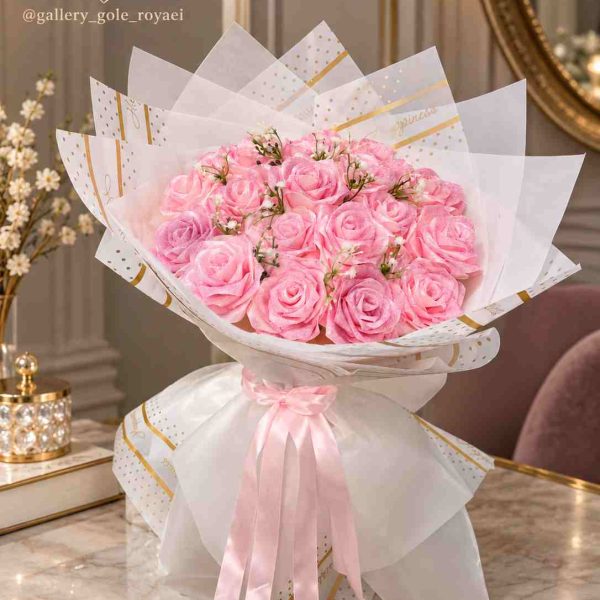 دسته گل ۲۰ شاخه مصنوعی