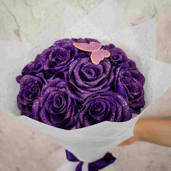 خرید دسته گل 10شاخه قسطی مصنوعی